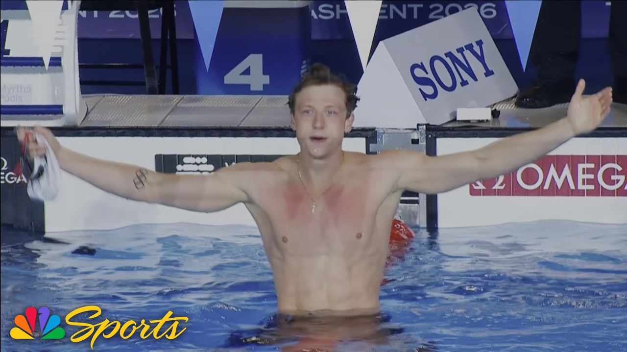 WORLD RECORD! Coetze takes down 50 back short course WR in Tashkent | NBC Sports