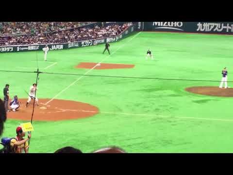 ホークス柳田、内川、デスパイネ三者凡退
