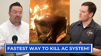 The fastest way to DAMAGE a new AC system!!