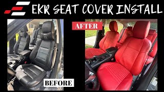 Career Overview Revamp on Mazda6 with EKR red seat covers