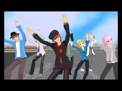 MMD ONE THING REV with ボカロBOYS【仮モーション】