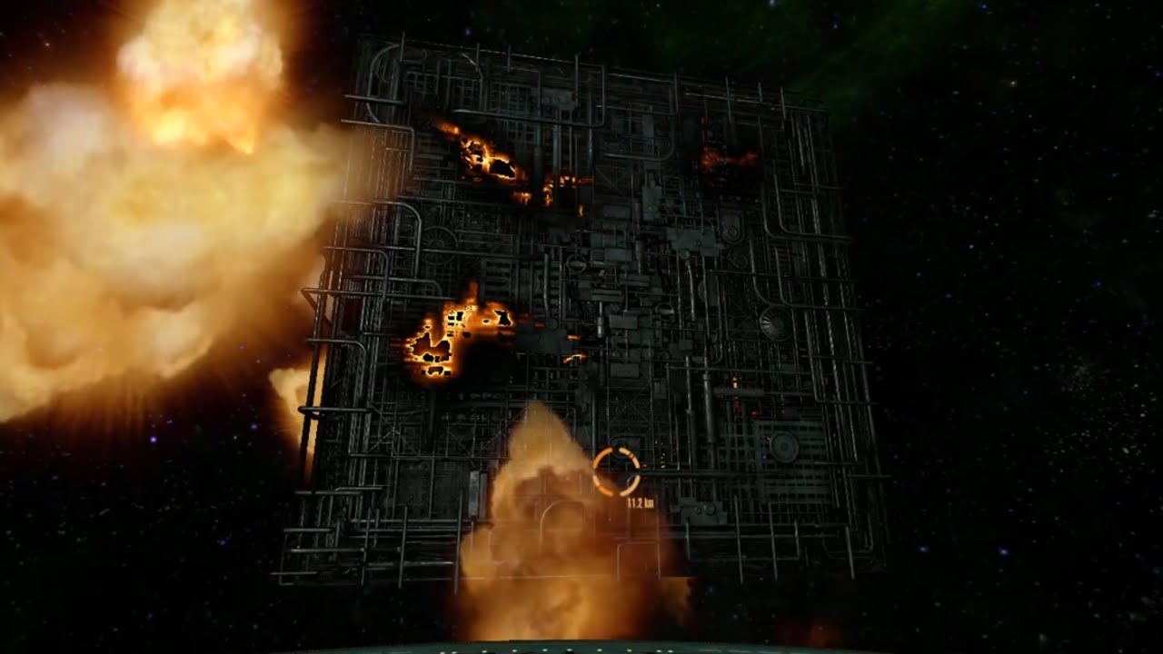 Borg Cube Destroyed! USS Enterprise NCC-1701 D - Full Crew - Star Trek: Bridge Crew - Red Squadron!