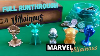 Marvel Villainous – Full Runthrough - Hela & Taskmaster Gameplay
