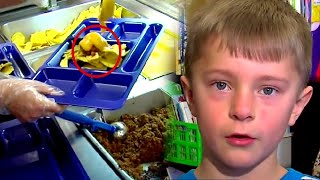 8 Year Old Upset When Friend Is Denied Hot Lunch – What He Does Next Teaches All of Us an Important
