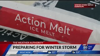 Hoosiers prep for first expected big snow storm in almost a year