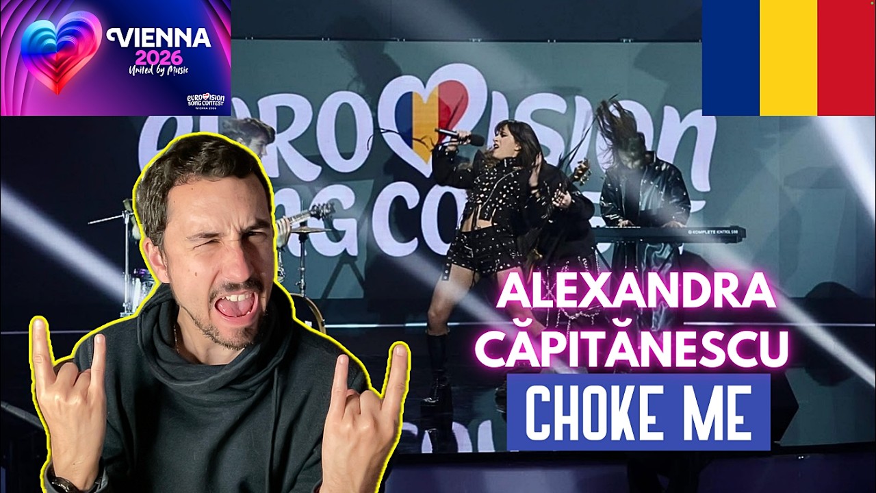 CHOCK ME, Alexandra Căpitănescu (Rumanía, Eurovisión 2026) - SPANISH FAN REACTION