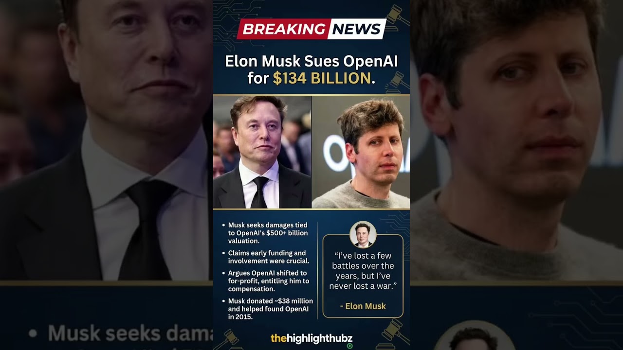 Elon Musk is suing OpenAI and Microsoft