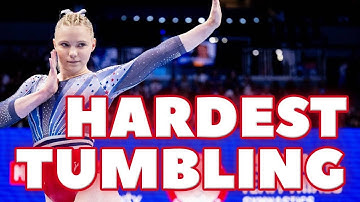 Most Difficult Floor Exercise Skills in the 2025-28 Code of Points