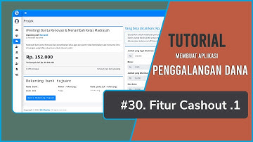 Tutorial Membuat Aplikasi Penggalangan Dana | 30. Fitur Cashout #1