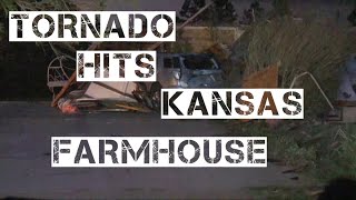 TORNADO HITS HOUSE Bloom, KS 5-17-19 by Val and Amy Castor
