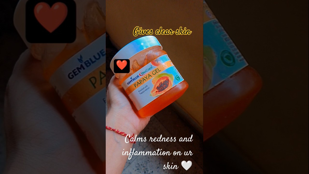 Biocare Papaya Gel🤗 For Glossy Skin 🥰 
