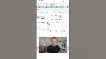 How do you apply cell borders in Excel