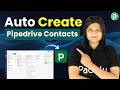 Automatically Create Pipedrive Contacts from Website Form Submissions