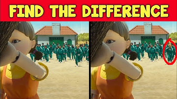 Squid Game | ONLY TRUE GENIUS CAN FIND THE DIFFERENCE |😱🔥 99%FAIL | #Squidgame #Puzzles #YouTube