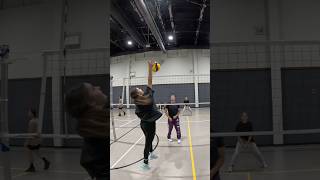 She Was On Fire  Perfect Spikes And Great Teamwork Indoors 