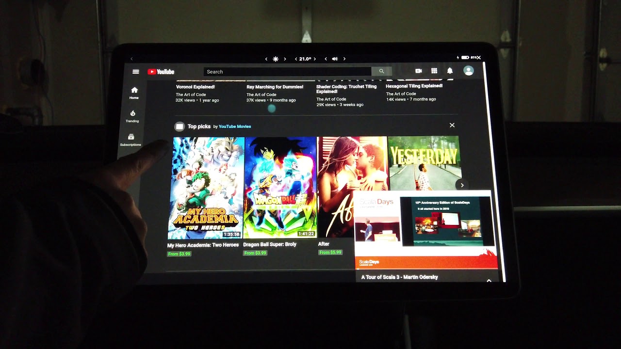 Tesla Software V10 Youtube