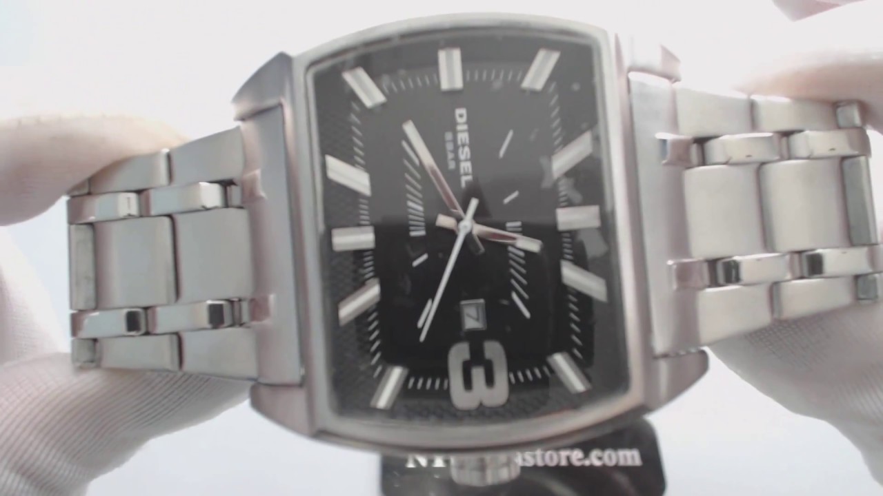 DIESEL ディーゼル Stainless Steel DZ1672 時計 Men's Diesel Fleet Stainless Steel Watch DZ1672 - YouTube