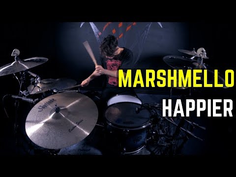 Marshmello Ft. Bastille - Happier | Matt Mcguire Drum Cover