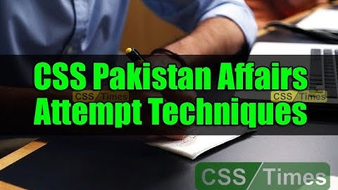 #currentaffairs #pakistanaffairs HOW TO ATTEMPT PAPER IN CSS/PMS? Tips to score marks in CSS/PMS.