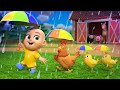 Rain rain go away animal version  lalafun nursery rhymes  kids songs