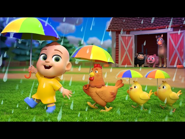 Rain Rain Go Away (Animal Version) | Lalafun Nursery Rhymes & Kids Songs class=
