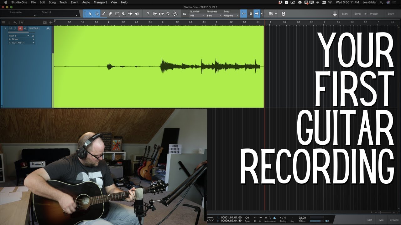 Your First Guitar Recording YouTube
