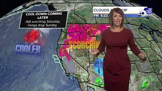 Stifling, record-setting heat will blanket the valley again on Friday