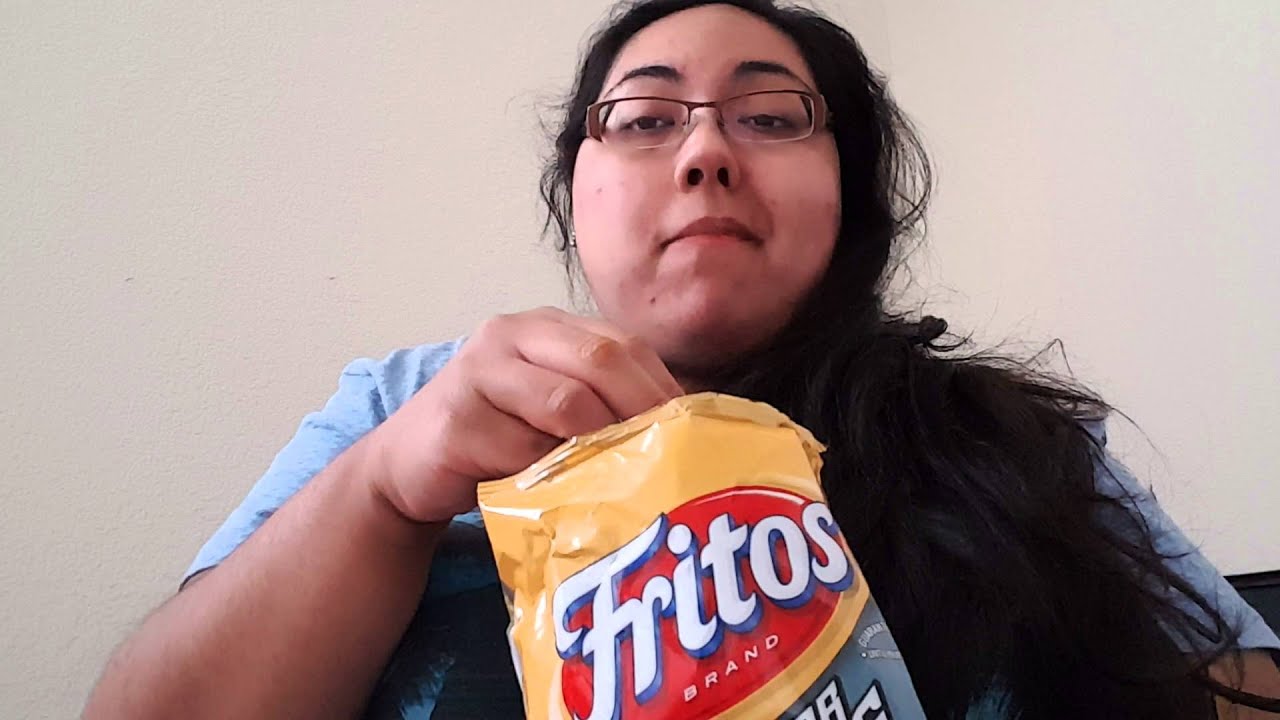 ASMR Eating Fritos Flavor Twists Honey BBQ Chips
