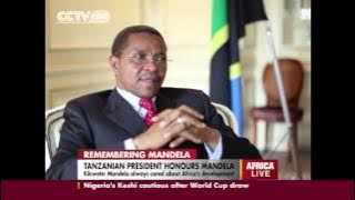 Tanzanian President honours Mandela