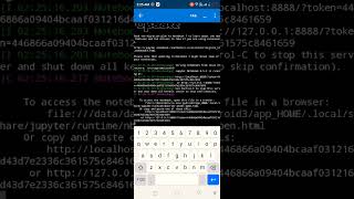 how to open jupyter notebook in android phone screenshot 2
