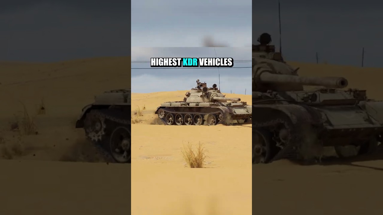 My TOP 10 Highest KDR vehicles with over 100 Matches !