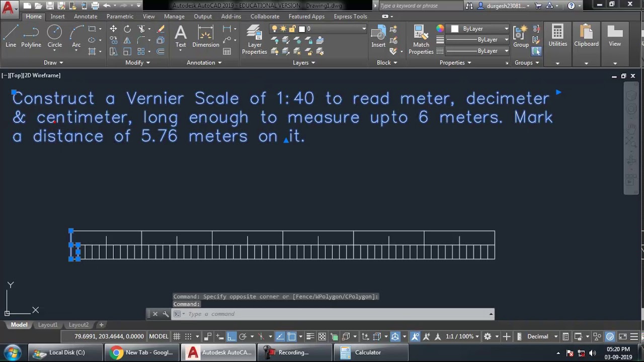 autocad scale autocad scale