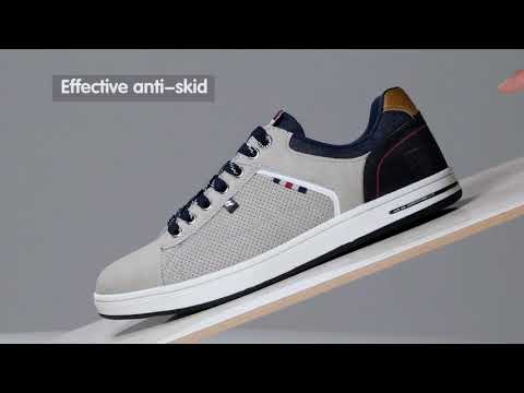 AX BOXING Mens Casual Shoes Fashion Sneakers Breathable Comfort Walking Shoes for Male