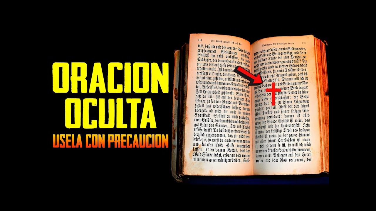 ORACION OCULTA de La biblia que hace MILAGROS muy SECRETA - YouTube
