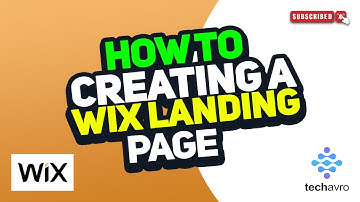 How to Create a Landing Page on Wix 2025