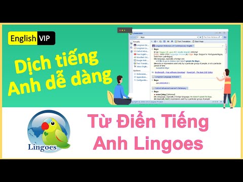 Video Phần mềm Lingoes - Từ điển tiếng Anh. Tra từ Anh sang... - YouTube