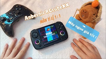 Máy chơi game Anbernic RGcubeXX với phom cầm cực thích tay !