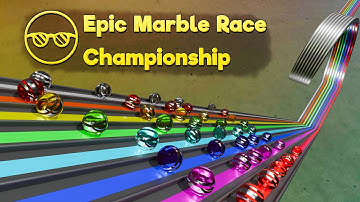 🏁 3D Marble Racing Tournament | 8 Marbles, 5 Rounds – Top 5 Winners Each Race!