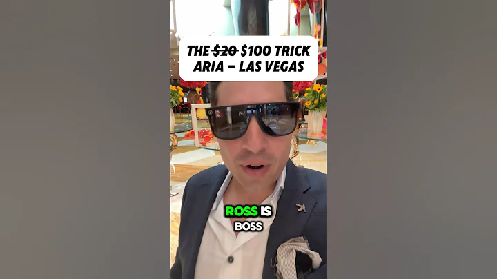 Trying the $20 Trick with $100 at The Aria, Las Vegas  #casino #rossisboss