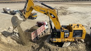 Caterpillar 6015B Excavator Loading Trucks - Sotiriadis Mining Works