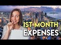 Cost of living in Dubai in 2018. First month expenses.