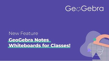 New: GeoGebra Notes Virtual Whiteboards for Remote Learning in GeoGebra Classroom