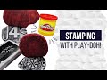 Stretch your supplies with this amazing playdoh stamping technique