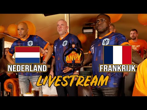 Nederland - Frankrijk | LIVE Bij Andy Thuis op de Bank! Met Royston Drenthe & Glenn Helder!
