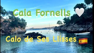 Cala Fornells 💚 Romantik pur 🇪🇸 Calo de ses Llisses 🏖️ Sonnenuntergang 🌅 so cool 💚 top 🔝