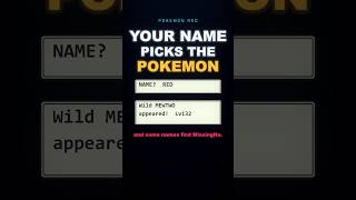 Your Name Picks the Pokémon (The MissingNo Glitch Explained)