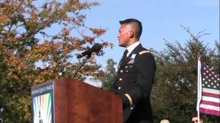 Lieutenant Dan Choi of Knights Out at National Equality March