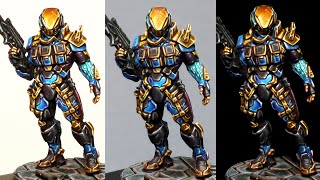 How to paint INFINITY! NMM & colorful Cyberpunk