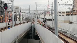 東京メトロ13000系   13104f     16S    普通 東武動物公園行き 竹ノ塚駅到着