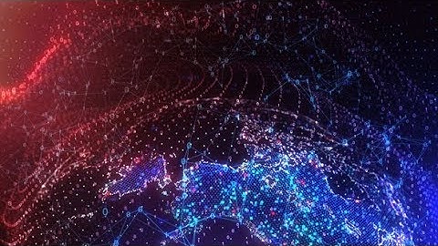 Digital Network Hologram Planet | Motion Graphics - Videohive template
